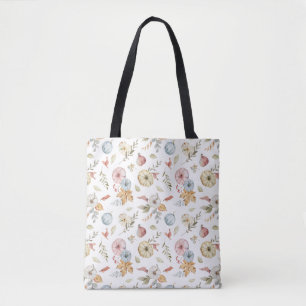Tote Bag Elégant Motif d'aquarelle d'automne