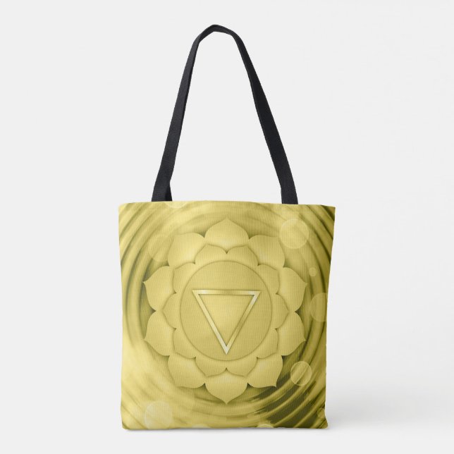 Tote Bag Elégant or Chakra Zen Yoga méditation spirituelle (Dos)