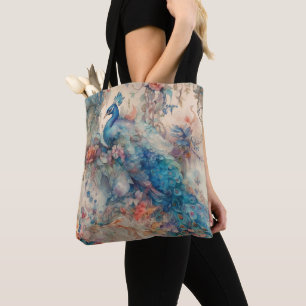 Tote Bag Elégant Peacock
