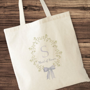 Tote Bag Élégant Personnalisé Premier Bow Maid of Honor