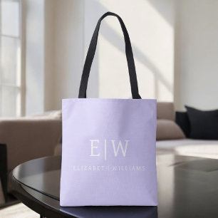 Tote Bag Élégant professionnel simple Monogramme minimalist