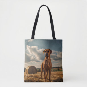 Tote Bag Élégant Rhodesian Ridgeback Shoulder Fourre-tout