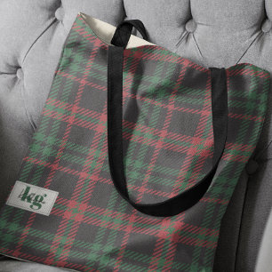 Tote Bag Élégant Rouge & Vert Couleurs de Vacances Couleurs