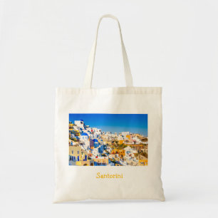 Tote Bag Elégant Santorin Grèce Pittoresque