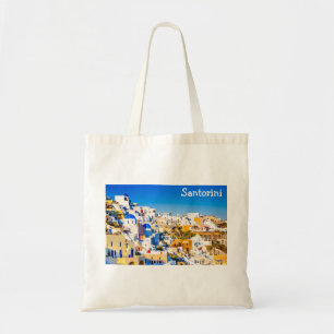 Tote Bag Elégant Santorin Grèce Pittoresque