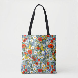 Tote Bag Élégant stylish Cute Boho Botanical Floral