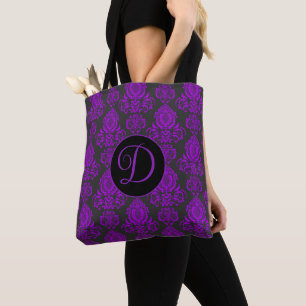 Tote Bag Élégant, Vintage, Damas victorien Personnalisé