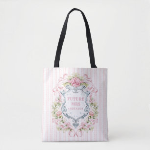 Tote Bag Élégante crête florale Future Mme