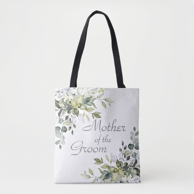 Tote Bag Elégante Eucalyptus Verdure Mère de la chambre (Devant)