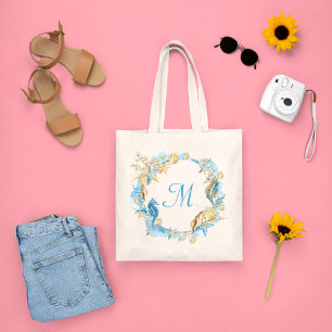 Tote Bag Elégante Fête des mariées en coquille de poisson d