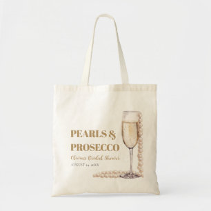 Tote Bag Élégante fête prénuptiale aux perles modernes et a
