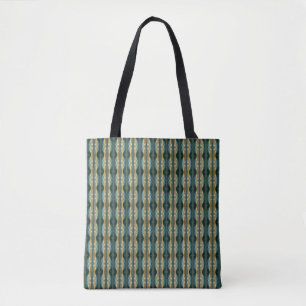 Tote Bag Elégante feuille de automne Art Abstrait, Motif ra