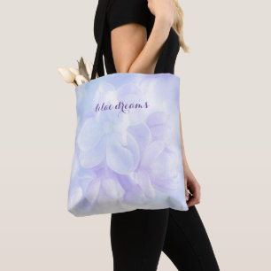 Tote Bag Elégante Lilac Fleurs violettes Lumière Design