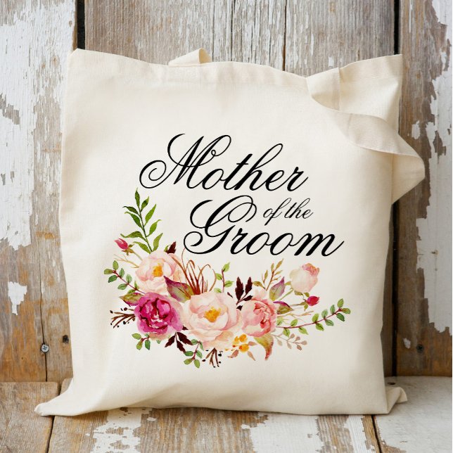 Tote Bag Elégante mère florale rustique de la chambre (Créateur téléchargé)