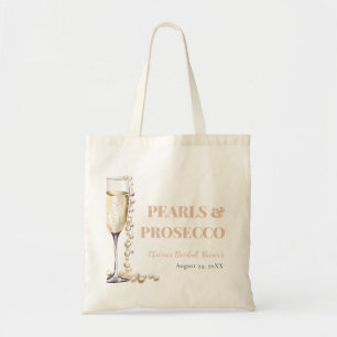 Tote Bag Elégante perles d'or et Fête des mariées de poursu