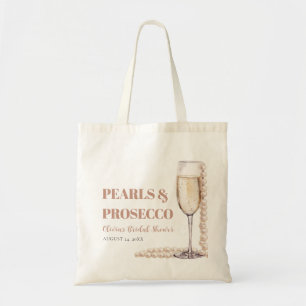 Tote Bag Elégante perles modernes et Fête des mariées Prose