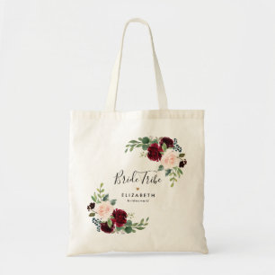 Tote Bag Élégante tribu des mariées florales de Bourgogn