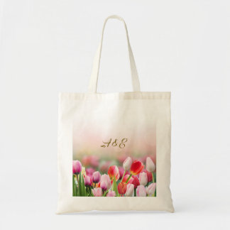 Tote Bag Élégantes fleurs de tulipes colorées
