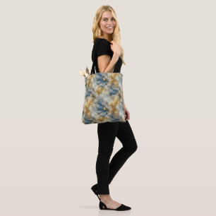 Tote Bag Élégantes perruques chic en or, argent, bleu, jaun