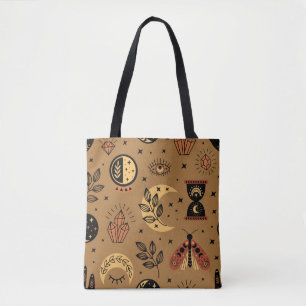 Tote Bag Éléments magiques : Enchanter un Motif sans coutur
