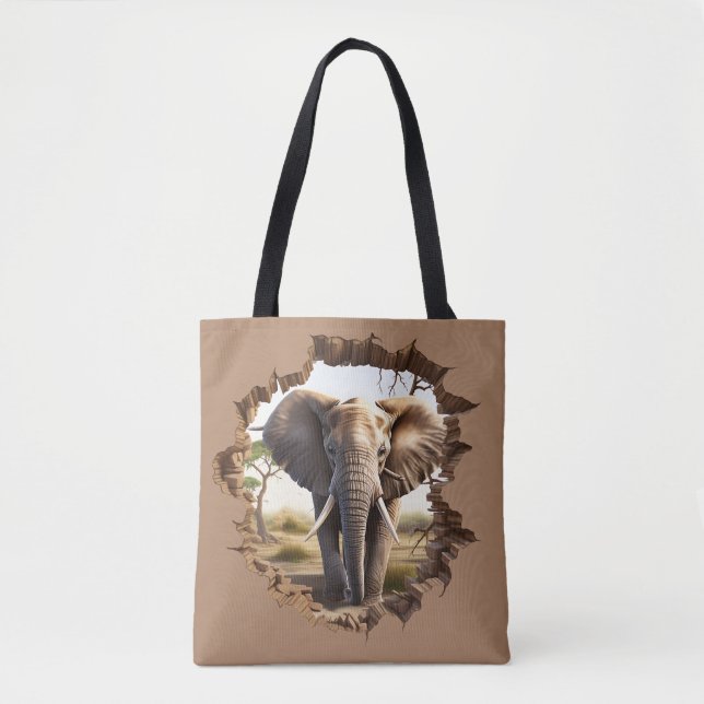 Tote Bag Éléphant (Devant)