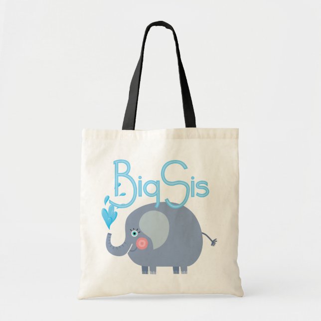 Tote Bag Elephant Big Sis (Devant)
