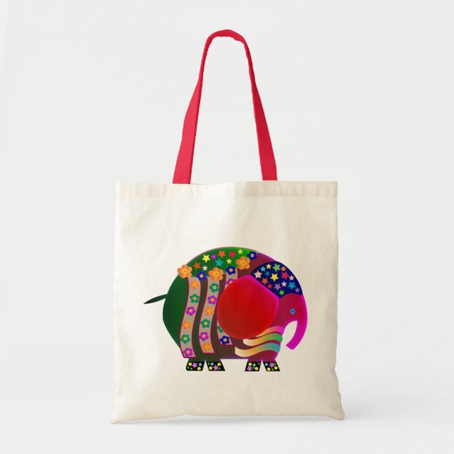 Tote Bag éléphant : Célébrons (Devant)