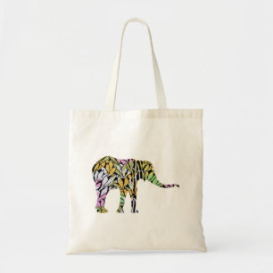 Tote Bag Eléphant coloré