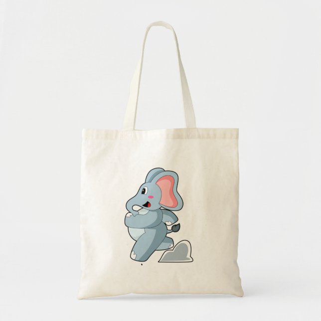 Tote Bag Eléphant coureur (Devant)