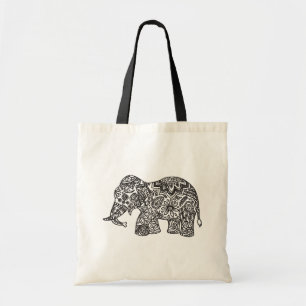 Tote Bag Éléphant de griffonnage