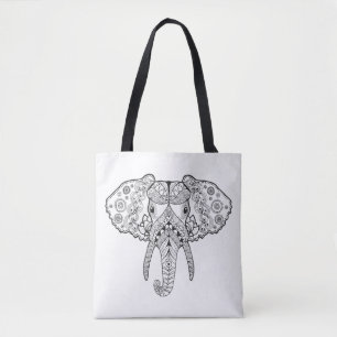 Tote Bag Éléphant inspiré 4