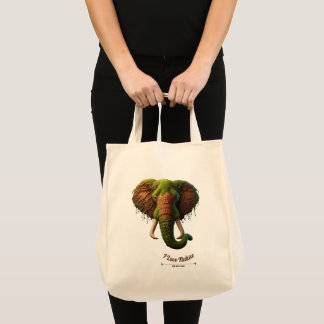 Tote Bag Eléphant Majestic - Eco inspirée de la nature
