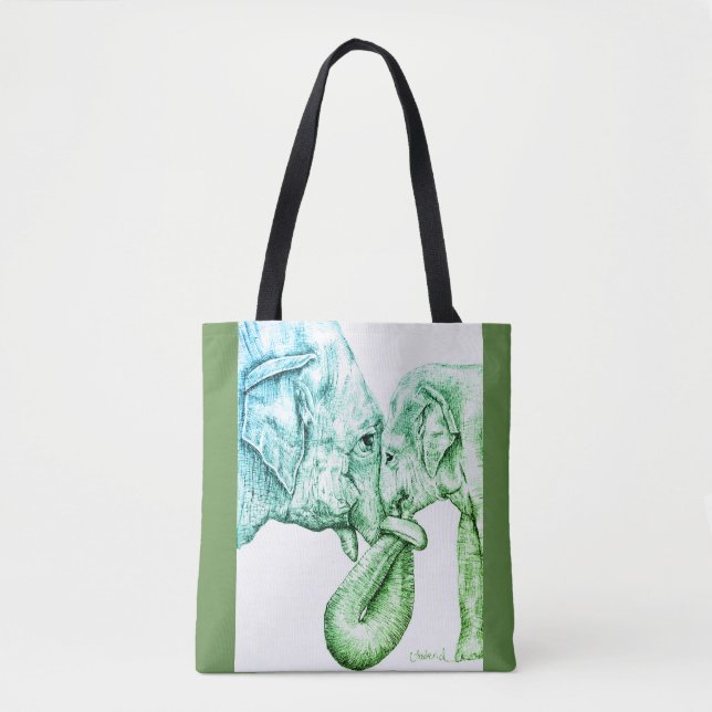 Tote Bag Éléphants (Devant)