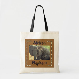 Tote Bag Éléphants africains