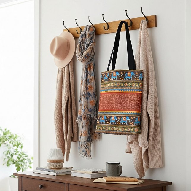 Tote Bag Éléphants brillants (Créateur téléchargé)