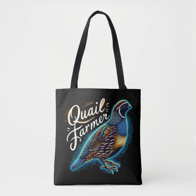 Tote Bag Éleveur de cailles (Devant)
