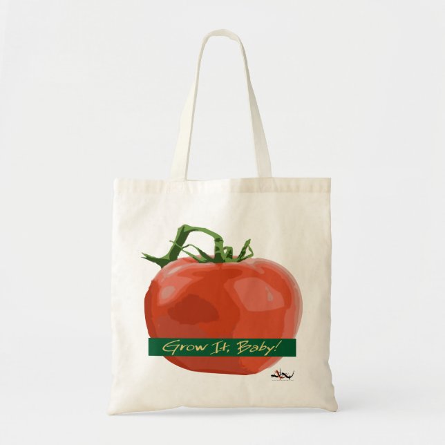 Tote Bag Élevez-le bébé ! - Tomate Fourre-tout (Devant)