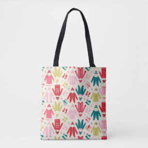 Tote Bag Elf Colorful Coat et Chaussures Motif