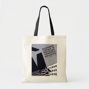 Tote Bag Éliminer La Criminalité Dans Les Bidons