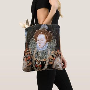 Tote Bag Elizabeth I et Anne Boleyn Reines d'Angleterre