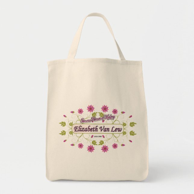 Tote Bag ~ Elizabeth Van/femmes célèbres de Lew des (Devant)