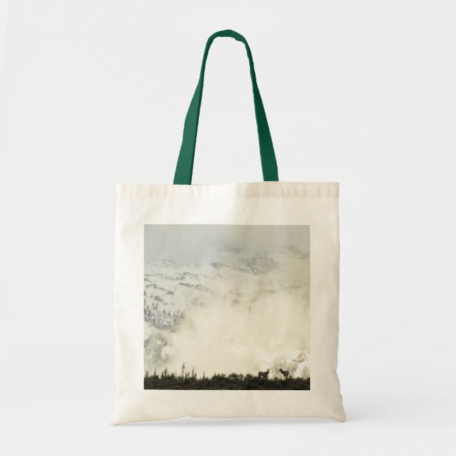 Tote Bag Elk at Grand Teton National Park Photographie (Devant)