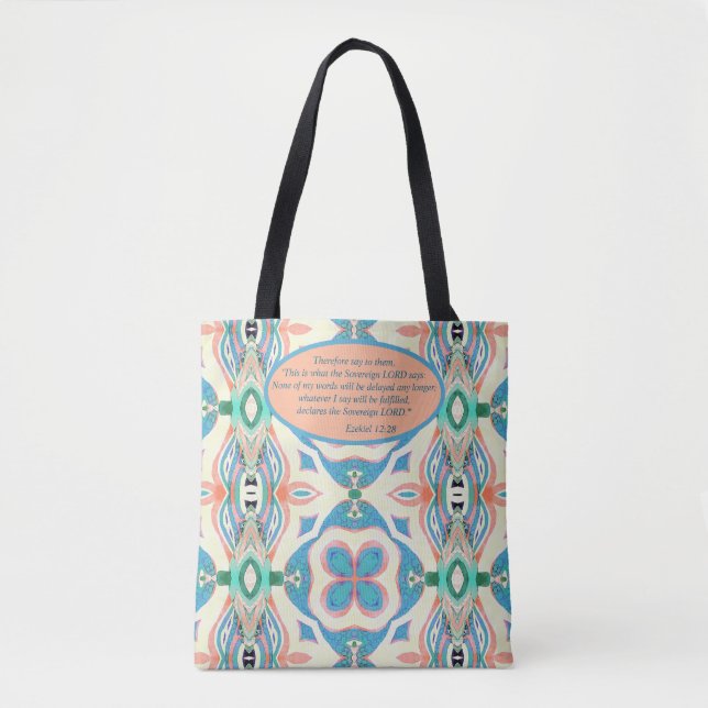 Tote Bag Ella Flower Pas de retard (Devant)