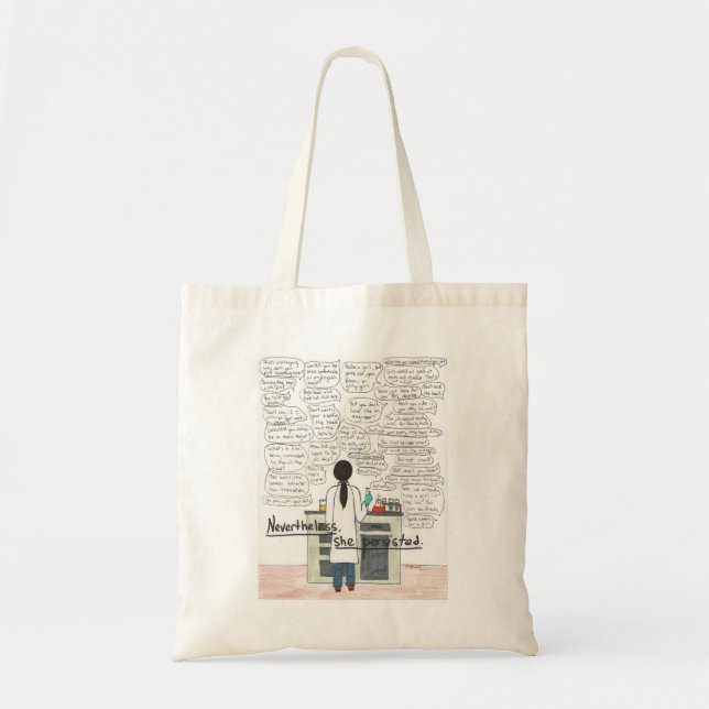 Tote Bag Elle a persisté (la TIGE) (Devant)