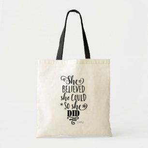 TOTE BAG ELLE CROYAIT QU'ELLE POUVAIT LE FAIRE, AINSI QU'EL