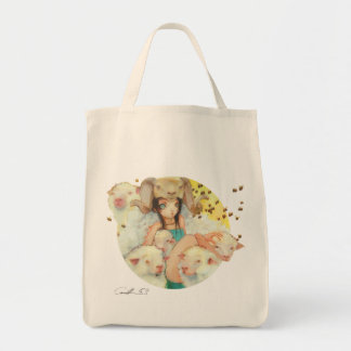 Tote Bag Elle épicerie de enfoncement Fourre-tout d'abeille