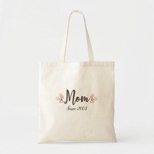 Tote Bag Elle est devenue une maman dans [Votre année] Fait