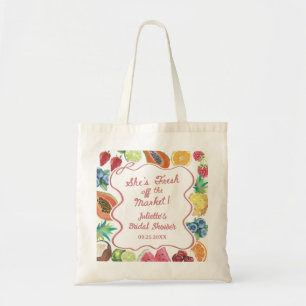 Tote Bag Elle est fraîche de la fête de mariage Fruits du m