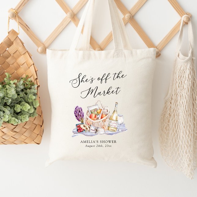 Tote Bag Elle est hors du marché Mariée de marché aux puces (Créateur téléchargé)