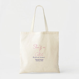 Tote Bag Elle est une bouteille de champagne de week-end de